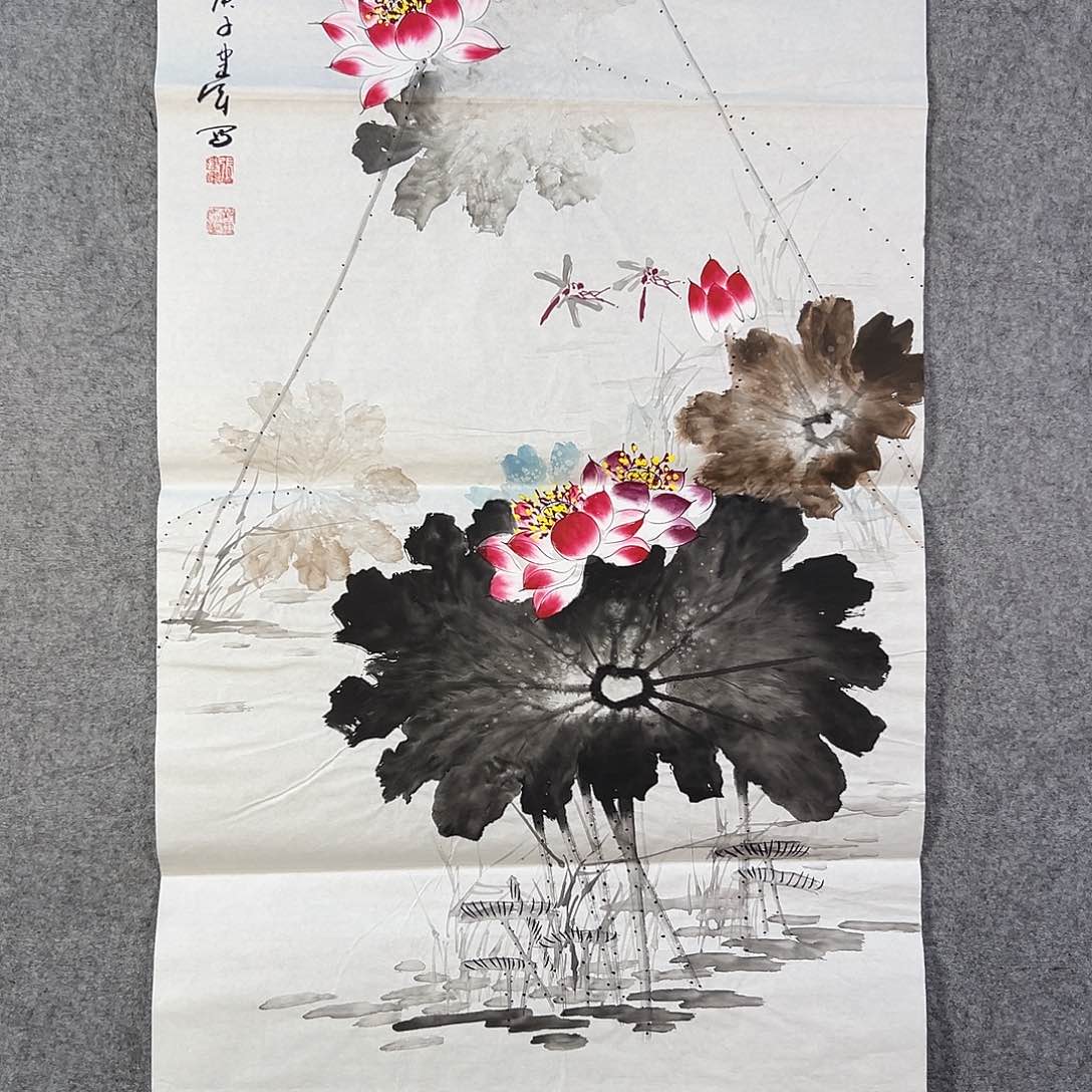 国画322 花鸟在此处飞翔也不太