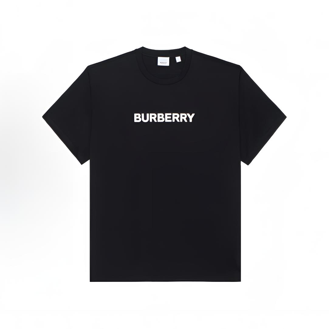 未使用 BURBERRY/博柏利 发泡字母印花短袖宽松版型u