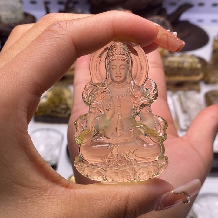 未镶嵌颈饰水晶苗*