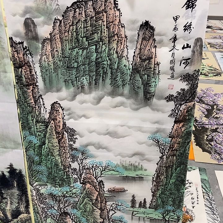 三个张画廊直播间！