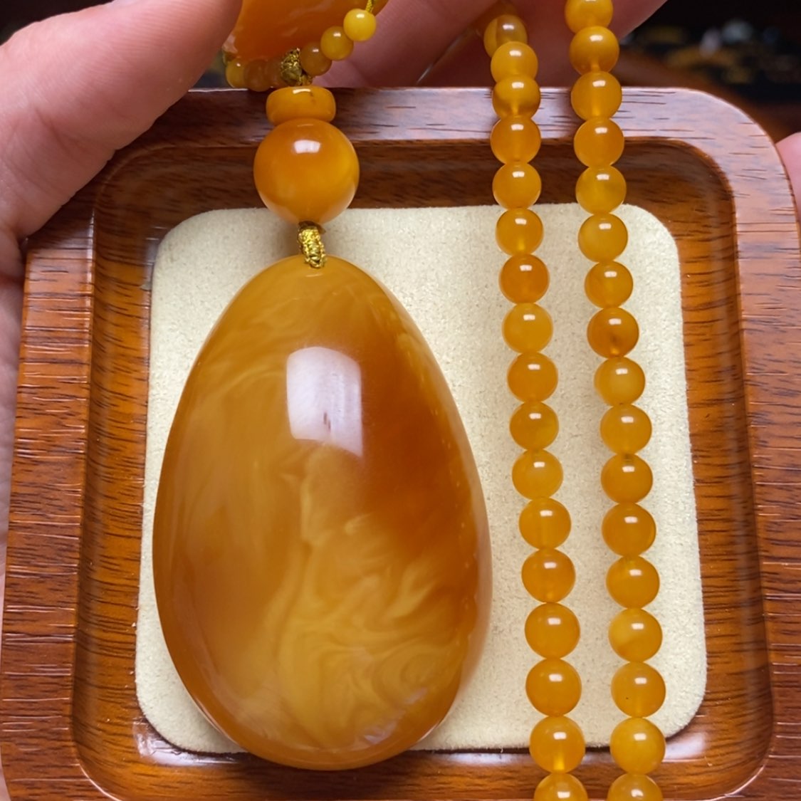 【闪购商品】蜜蜡颈饰未镶嵌项链