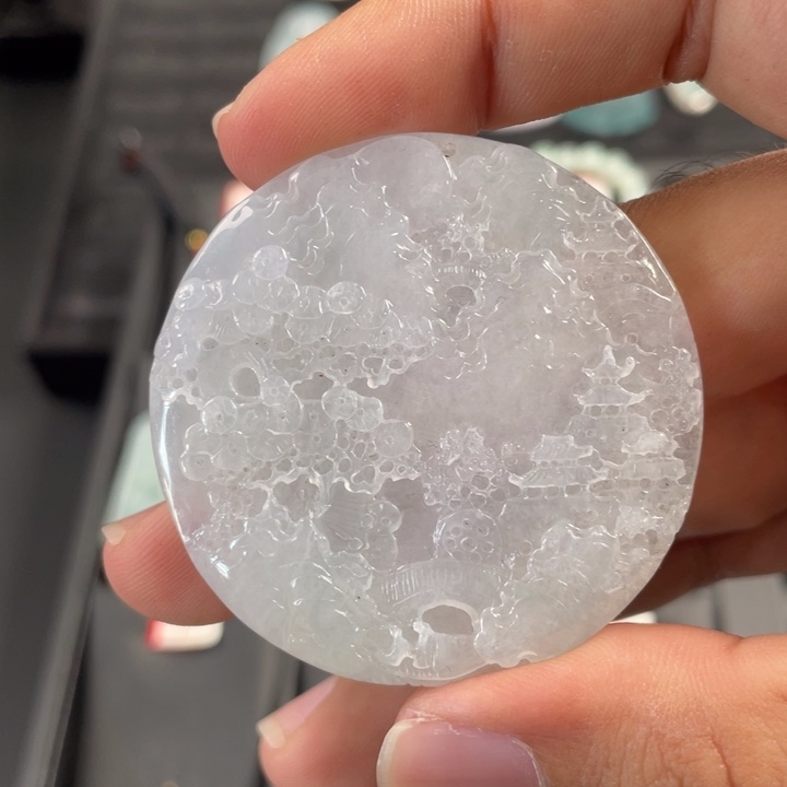 翡翠未镶嵌挂件翡翠首饰