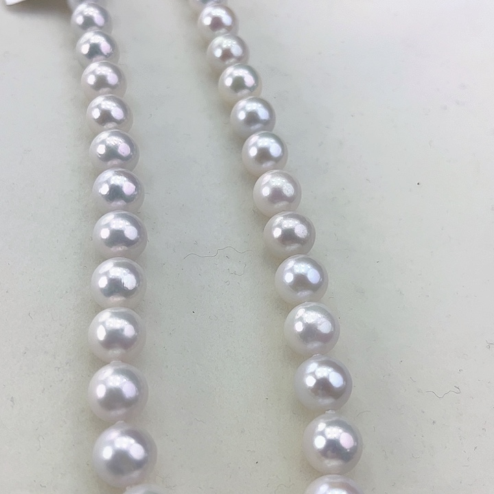 淡水珍珠颈饰银S925镶嵌卡10➕极光炫彩高品