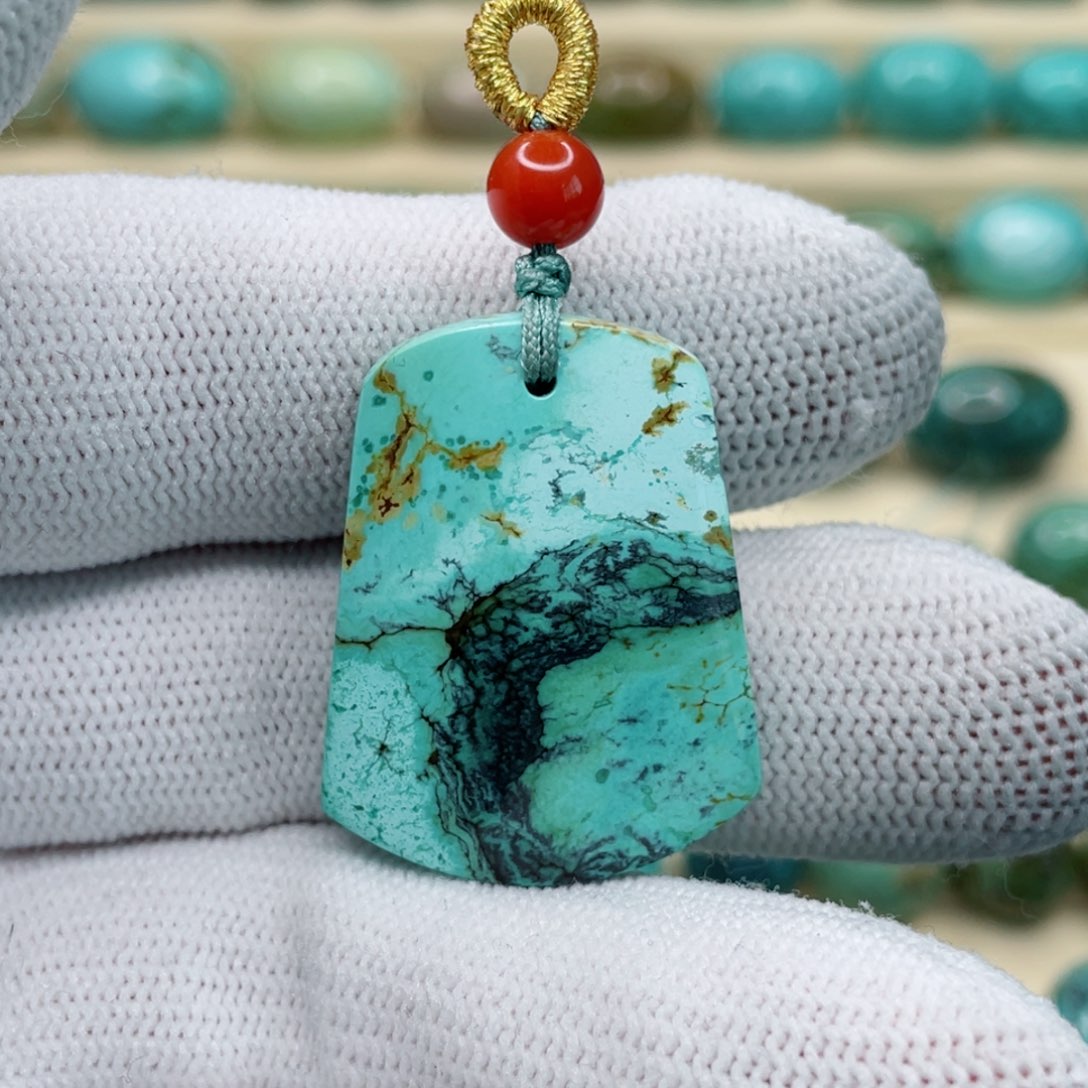 未镶嵌绿松石珠宝奇石