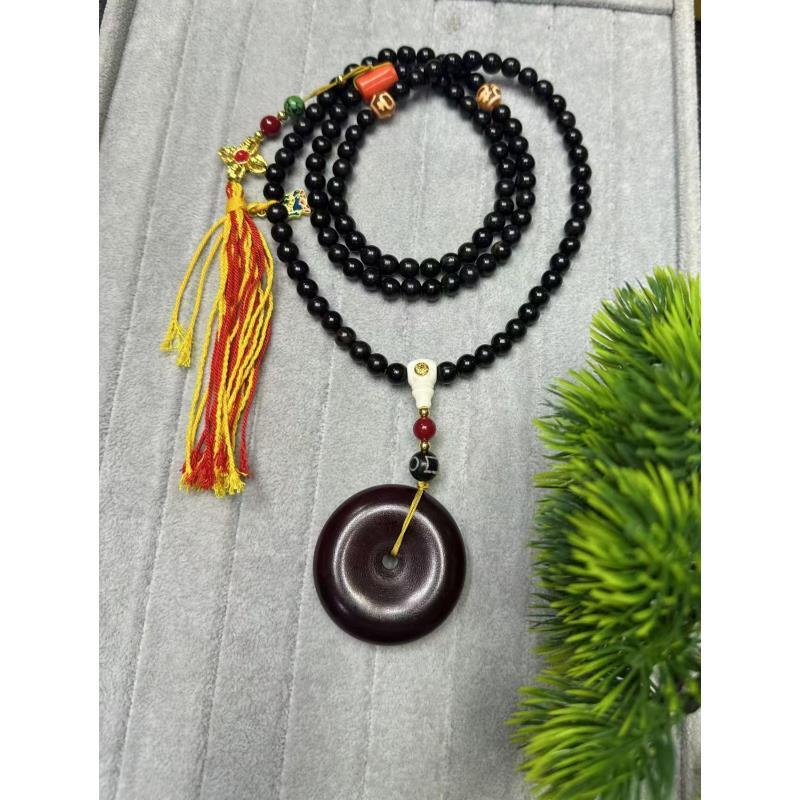 A370 黑金血化骨龙髓毛衣链 多样性发其一