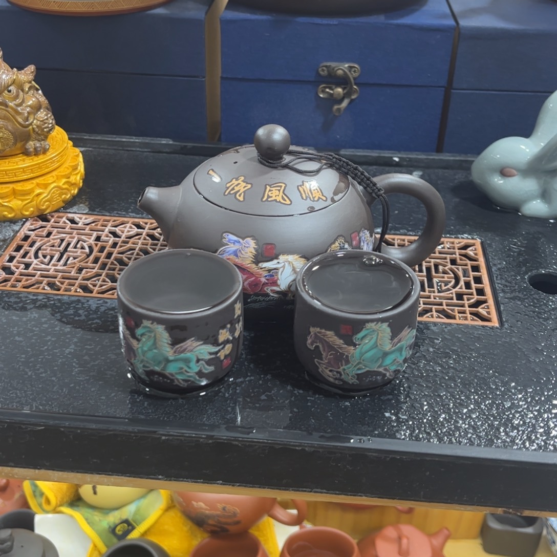 茶杯紫砂一壶2杯紫砂壶