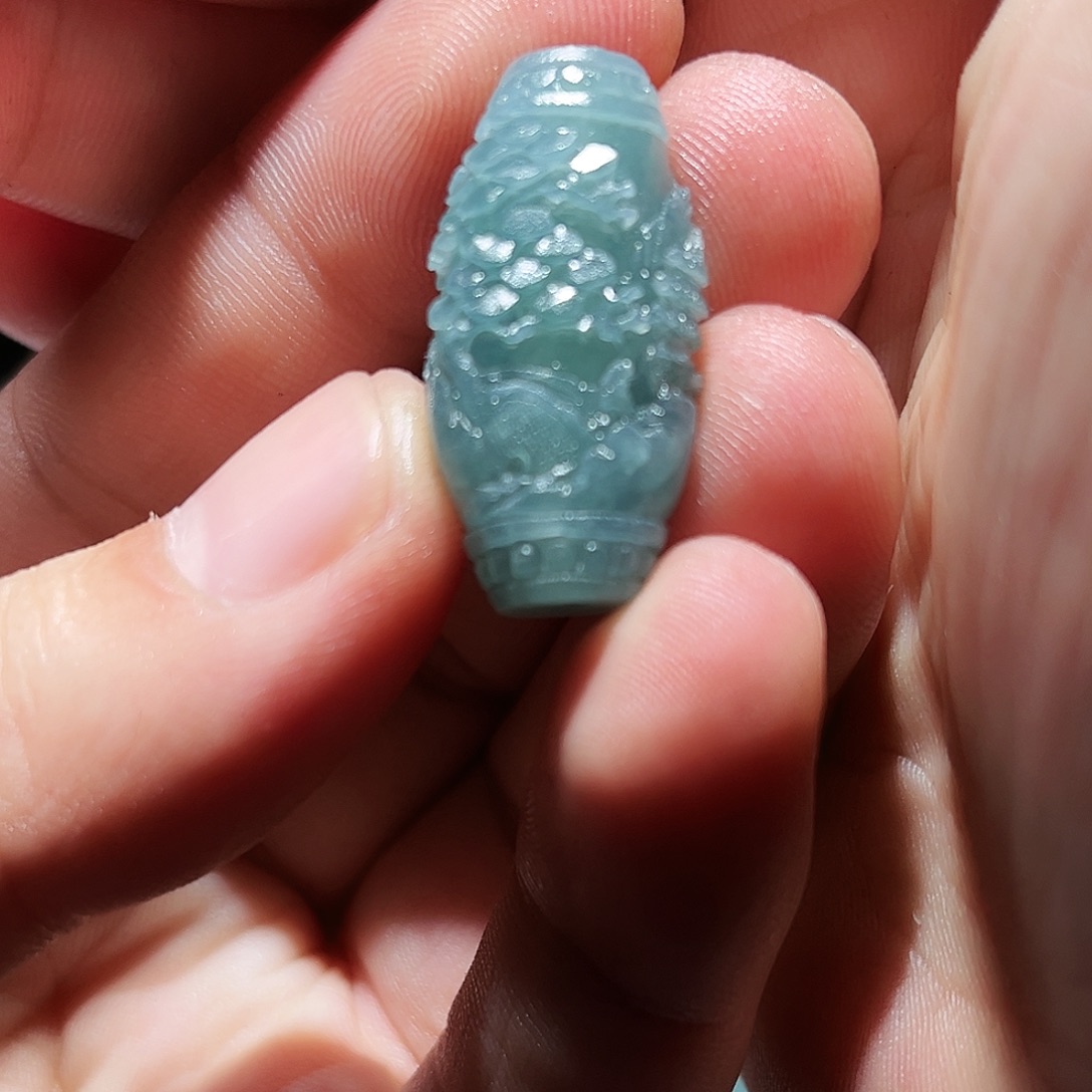 定制翡翠未镶嵌山水