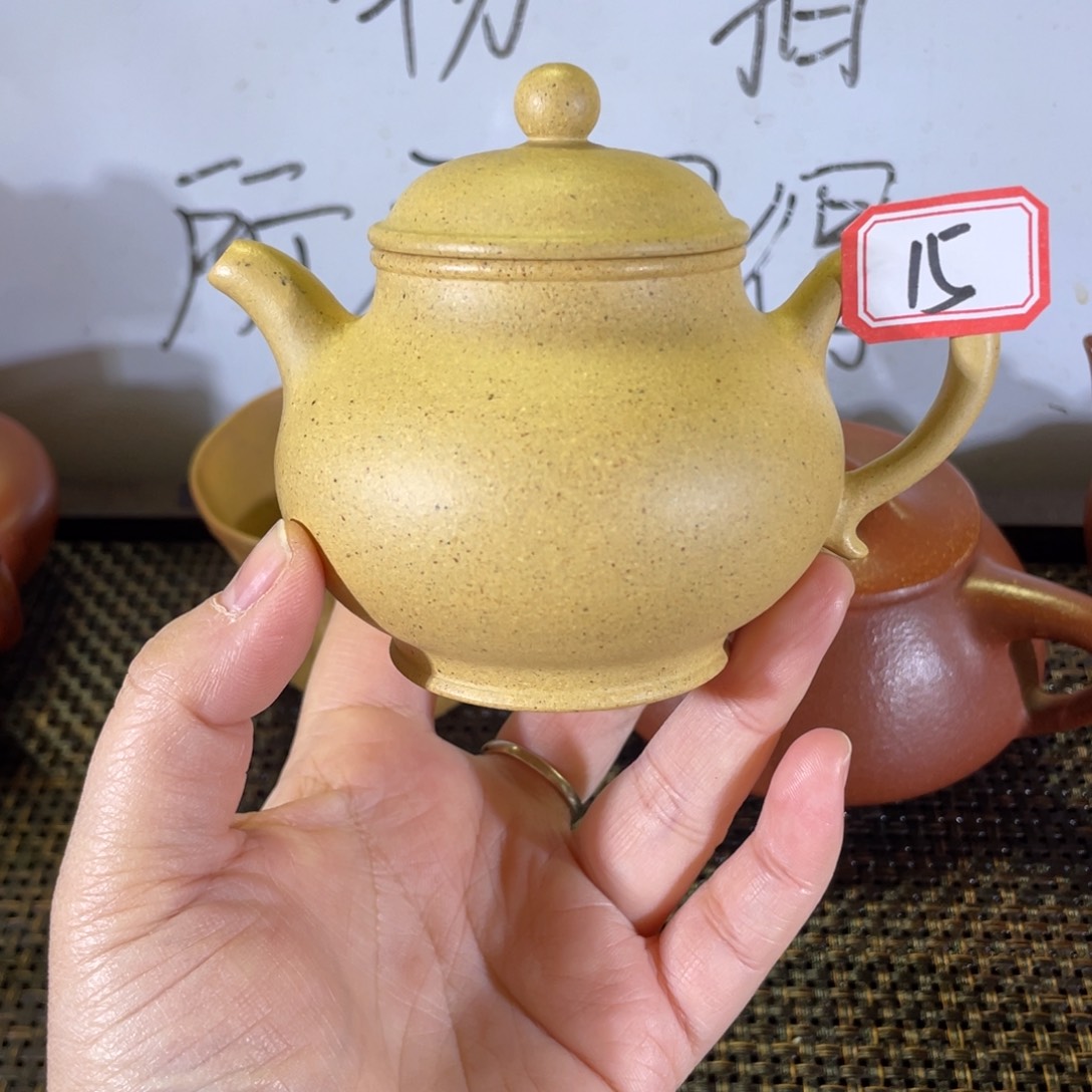 紫砂茶壶潘壶本山绿