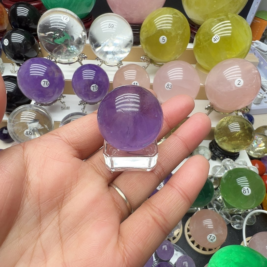 水晶未镶嵌珠宝半成品