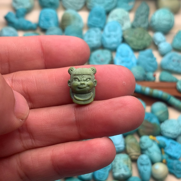 绿松石珠宝奇石未镶嵌