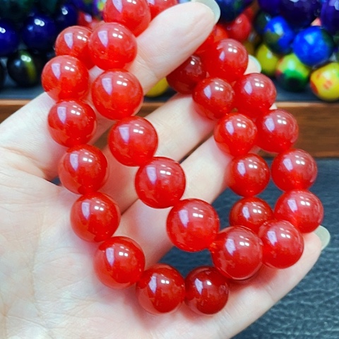 手饰玛瑙未镶嵌血胆金莲14