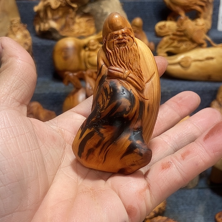 柏木（崖柏）手把件手把件手把件