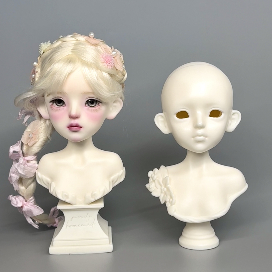 Lemon娃社-四分盎然带妆娃头 BJD四分娃头