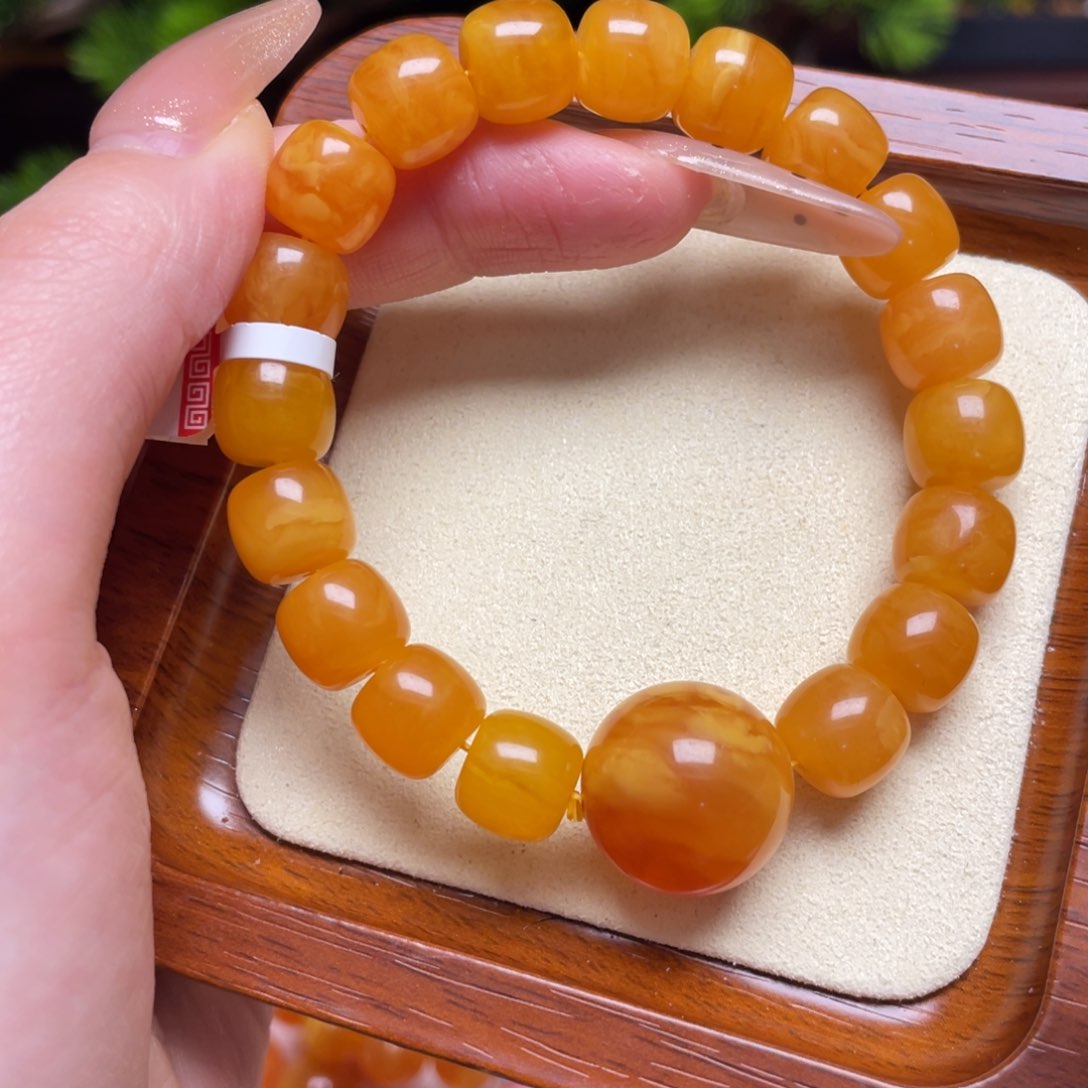 蜜蜡手链未镶嵌手串