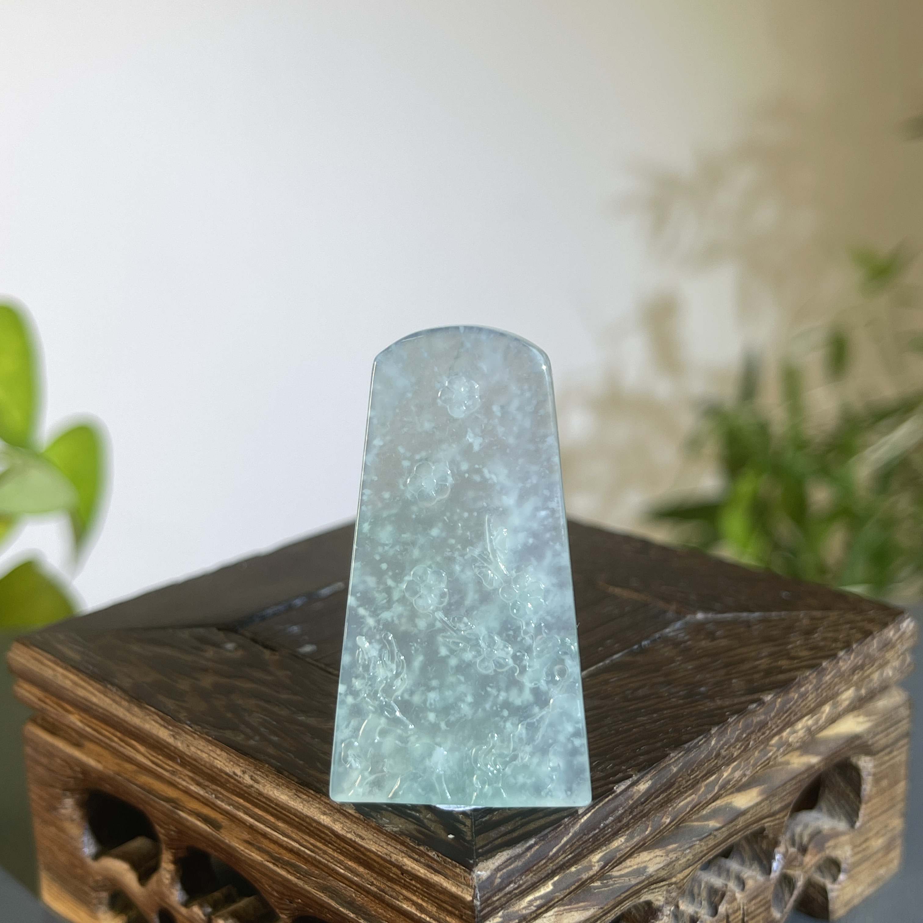 JTA25-169 天然缅甸A货翡翠  一路有你