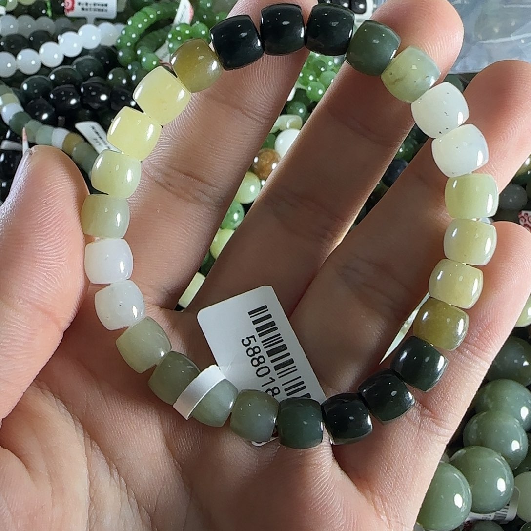 和田玉手链未镶嵌27