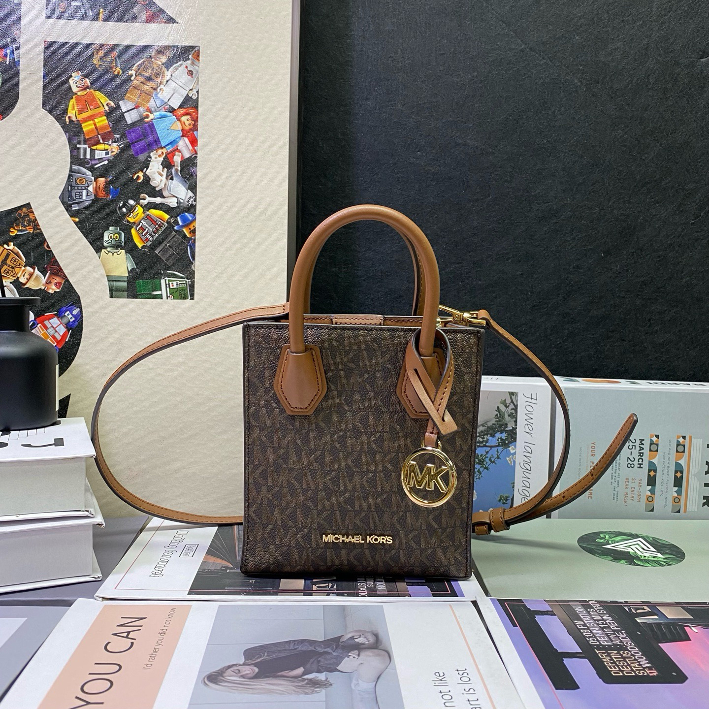 95新 MICHAEL KORS/迈克高仕 23575斜挎包15*17