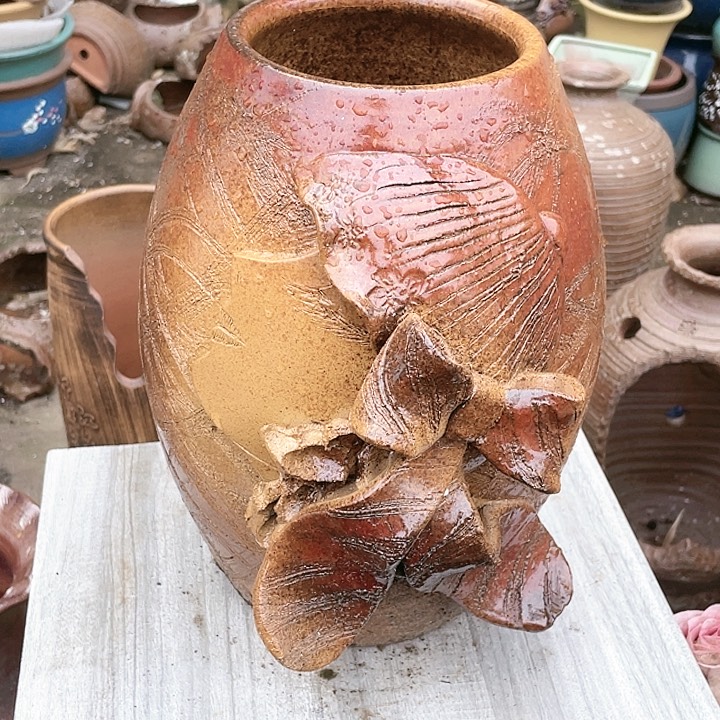 紫砂花盆14.31花盆无孔