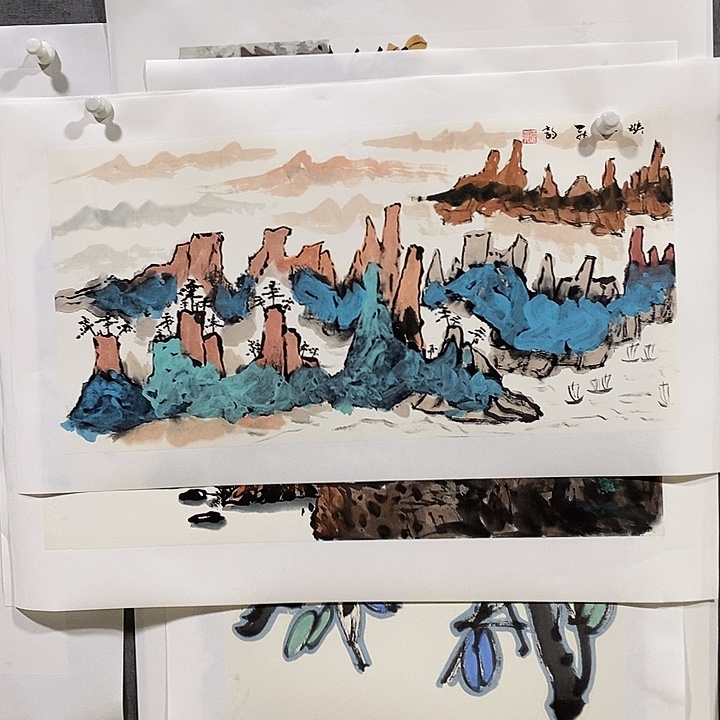 国画手写手绘作品150