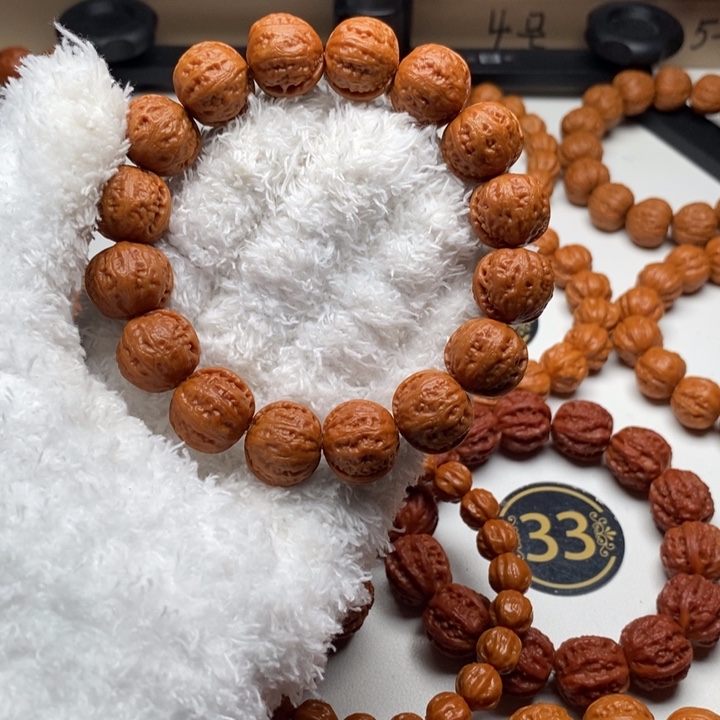 立***升文玩核桃吊坠18磨盘