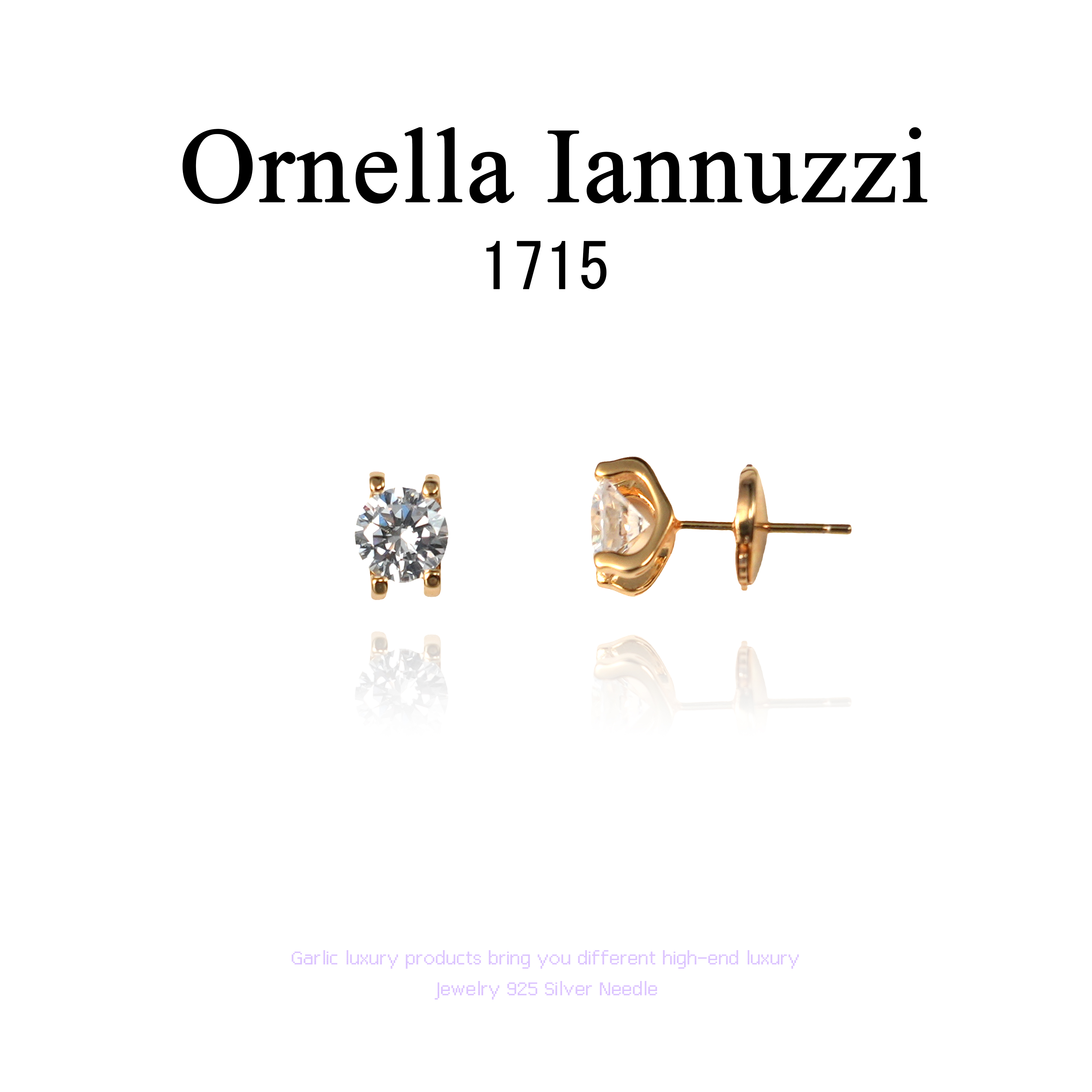 铜合金耳饰 Ornella Iannuzzi耳饰~1715