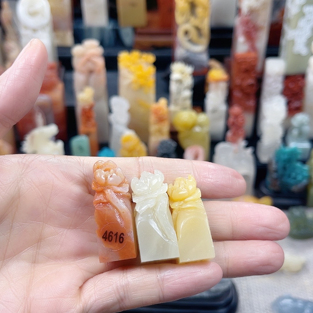 柚***i昌化石印石4616包邮包刻