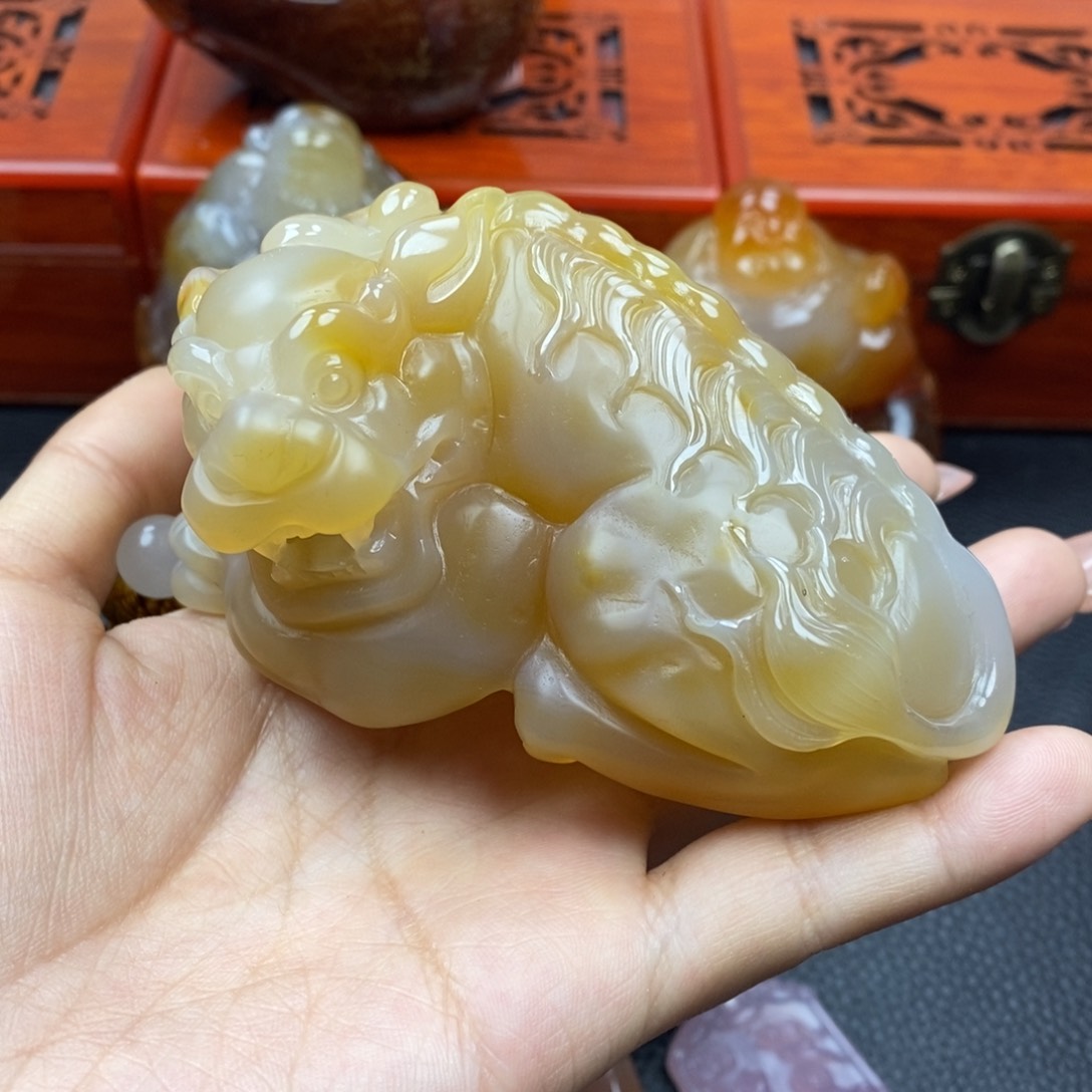 玛瑙/玉髓手把未镶嵌