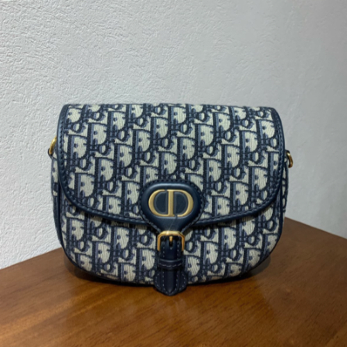 99新 DIOR/迪奥 老花马鞍bobby 中号小猪单肩斜挎包
