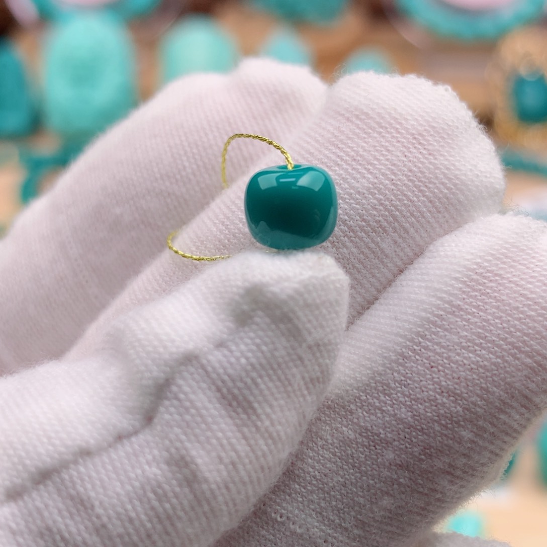 绿松石珠宝奇石未镶嵌小****鱼