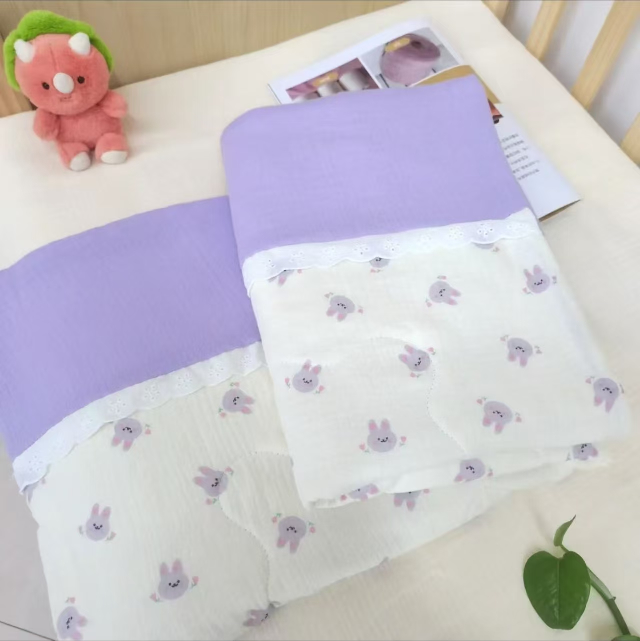 婴儿棉花被子纯棉A类新生婴儿宝宝安抚被盖被四季通用被