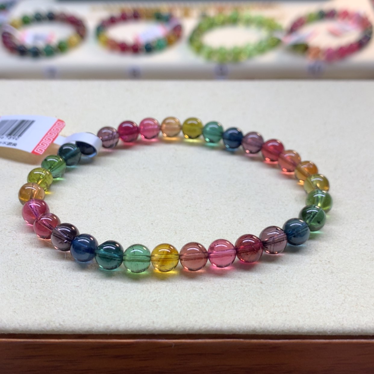 【闪购商品】碧玺手串未镶嵌色标6mm