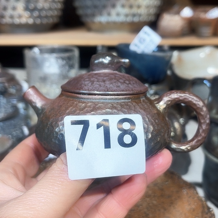 壶?*?高温柴烧陶泥小壶