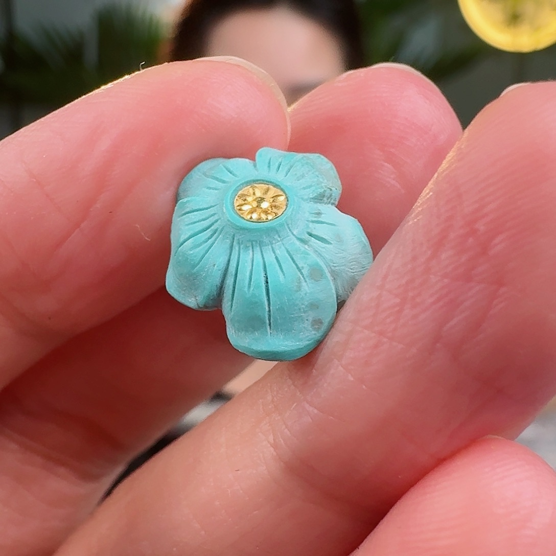 绿松石珠宝奇石未镶嵌