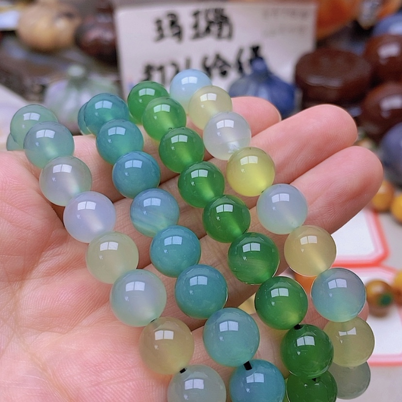 【闪购商品】未镶嵌玛瑙/玉髓珠宝半成品碧**?