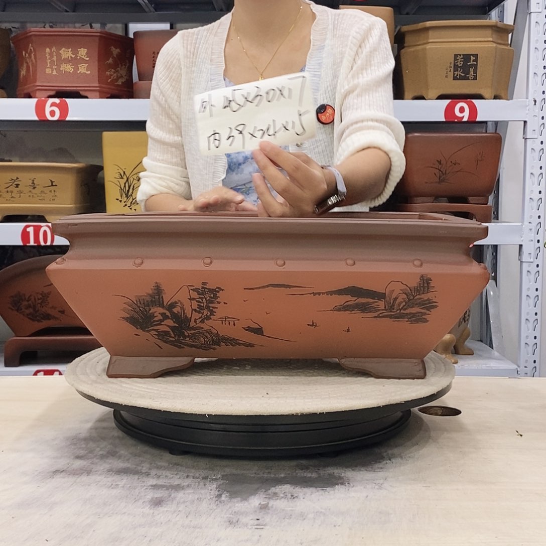 紫砂花盆紫砂花盆