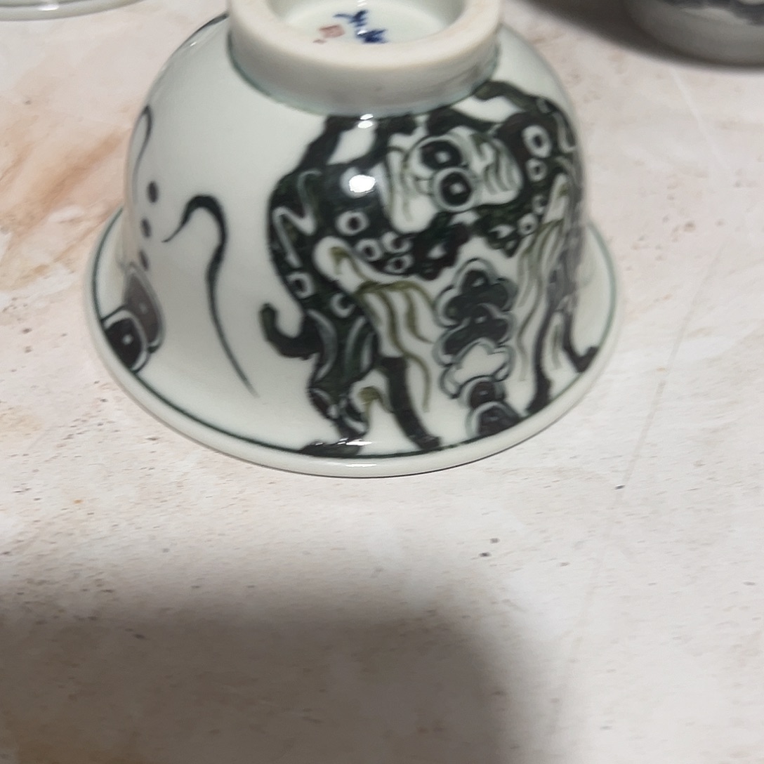 ****e摆件景德镇手工手绘微瑕
