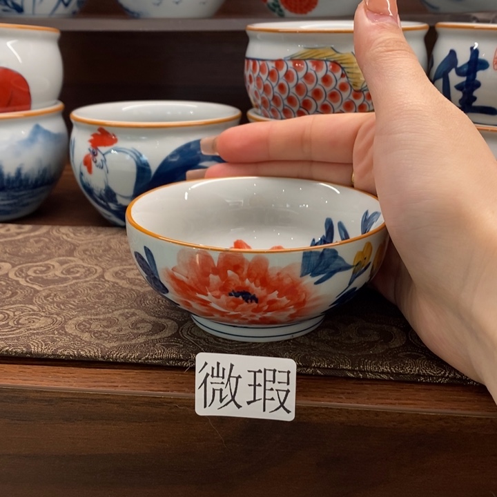 釉下老陶泥手工绘制