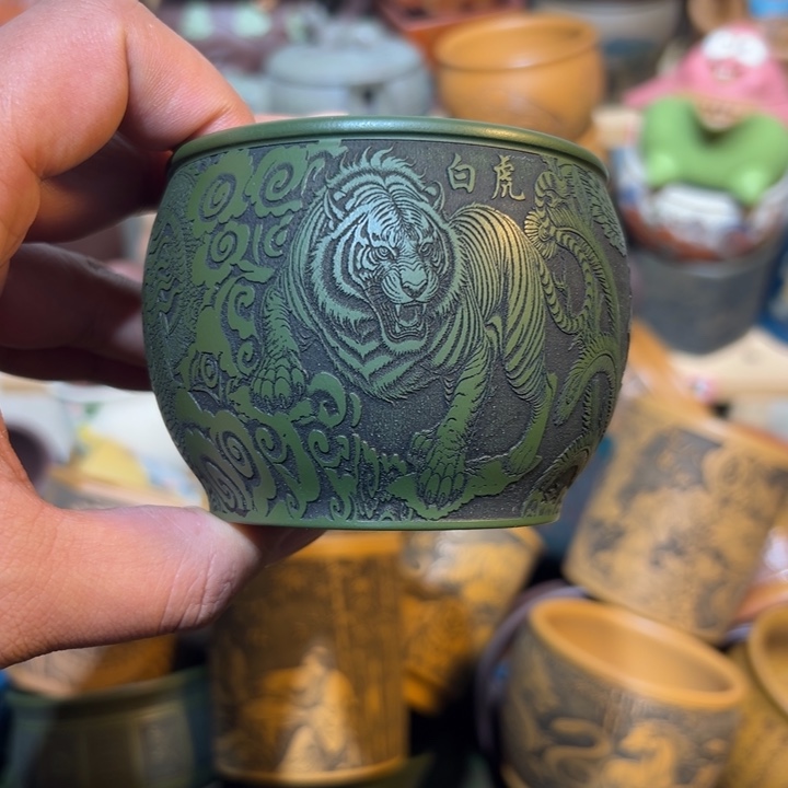 紫砂茶杯宜兴紫砂主人杯