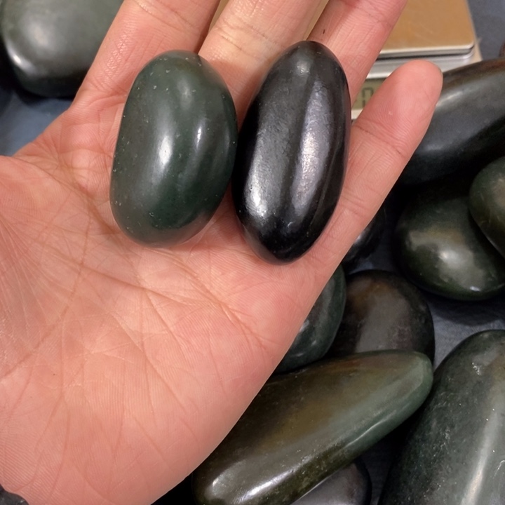 洋***，和田玉未镶嵌挂件