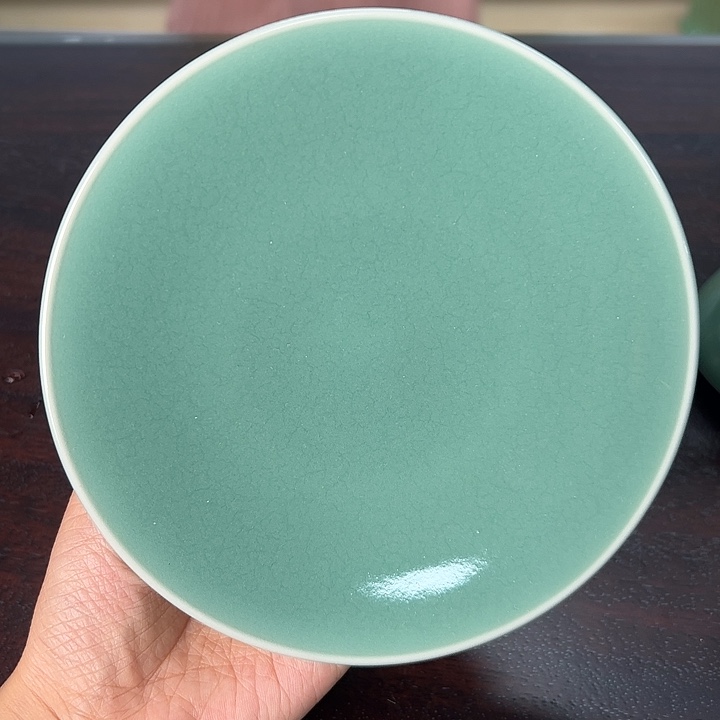 龙泉云间青瓷小米茶器