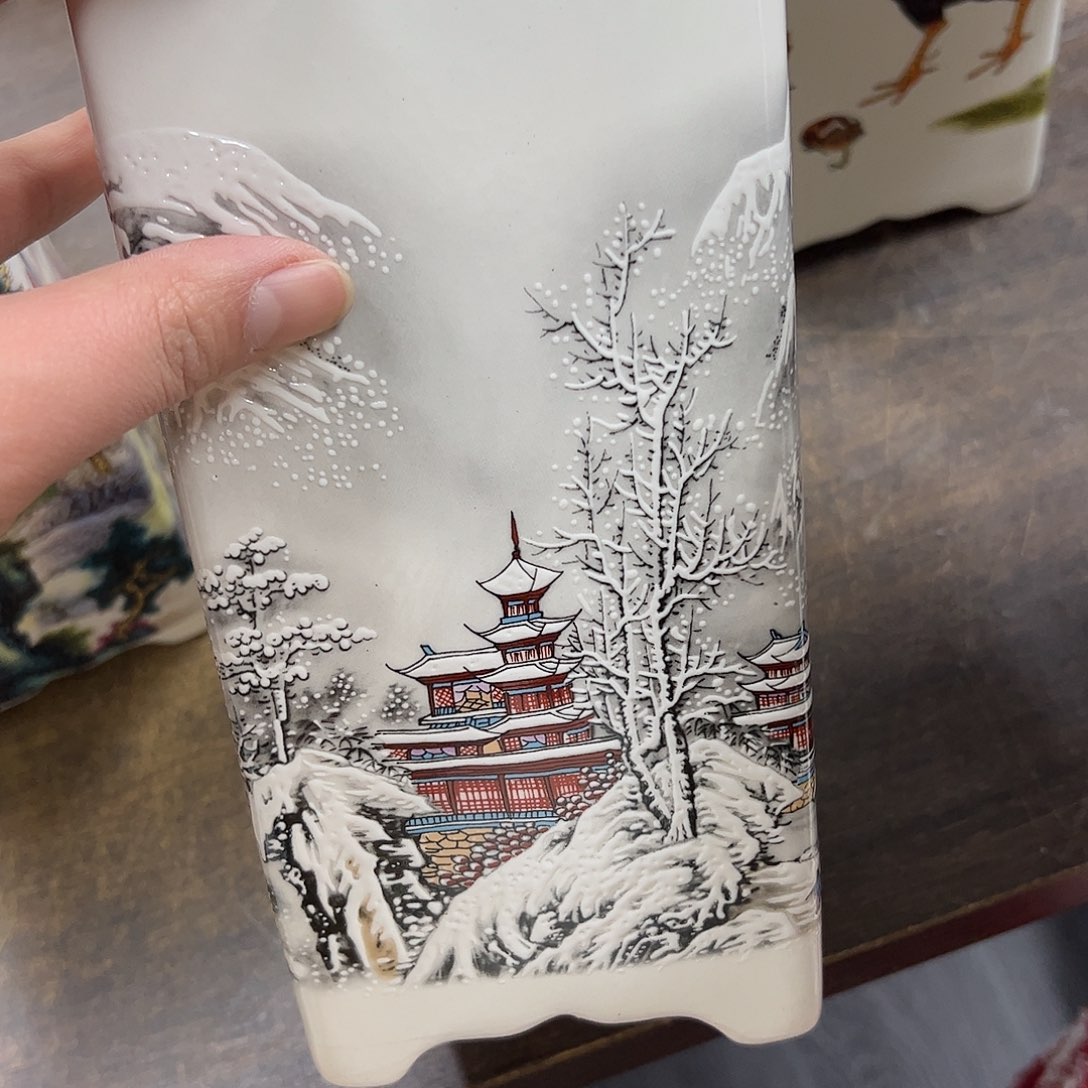 紫砂花盆108号瑕疵10/19cm