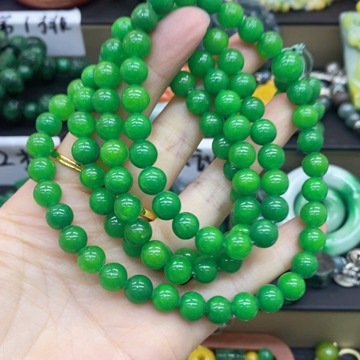 查罗石合金耳钉项链7