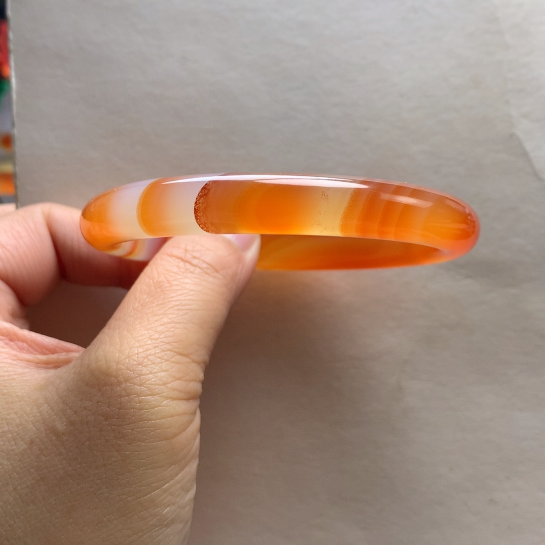 玛瑙/玉髓手镯未镶嵌60.5