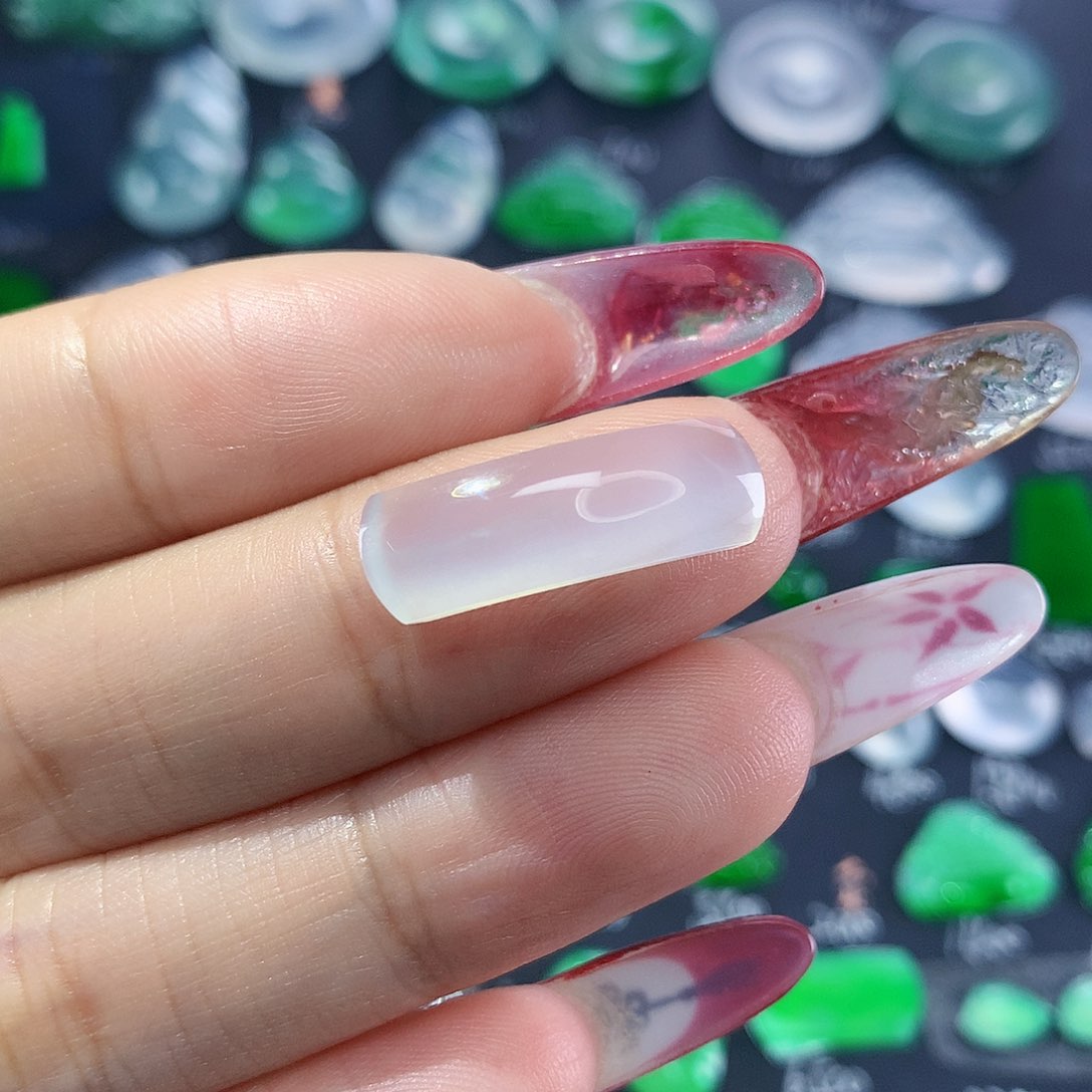 翡翠戒指未镶嵌纯天然缅甸翡翠a货