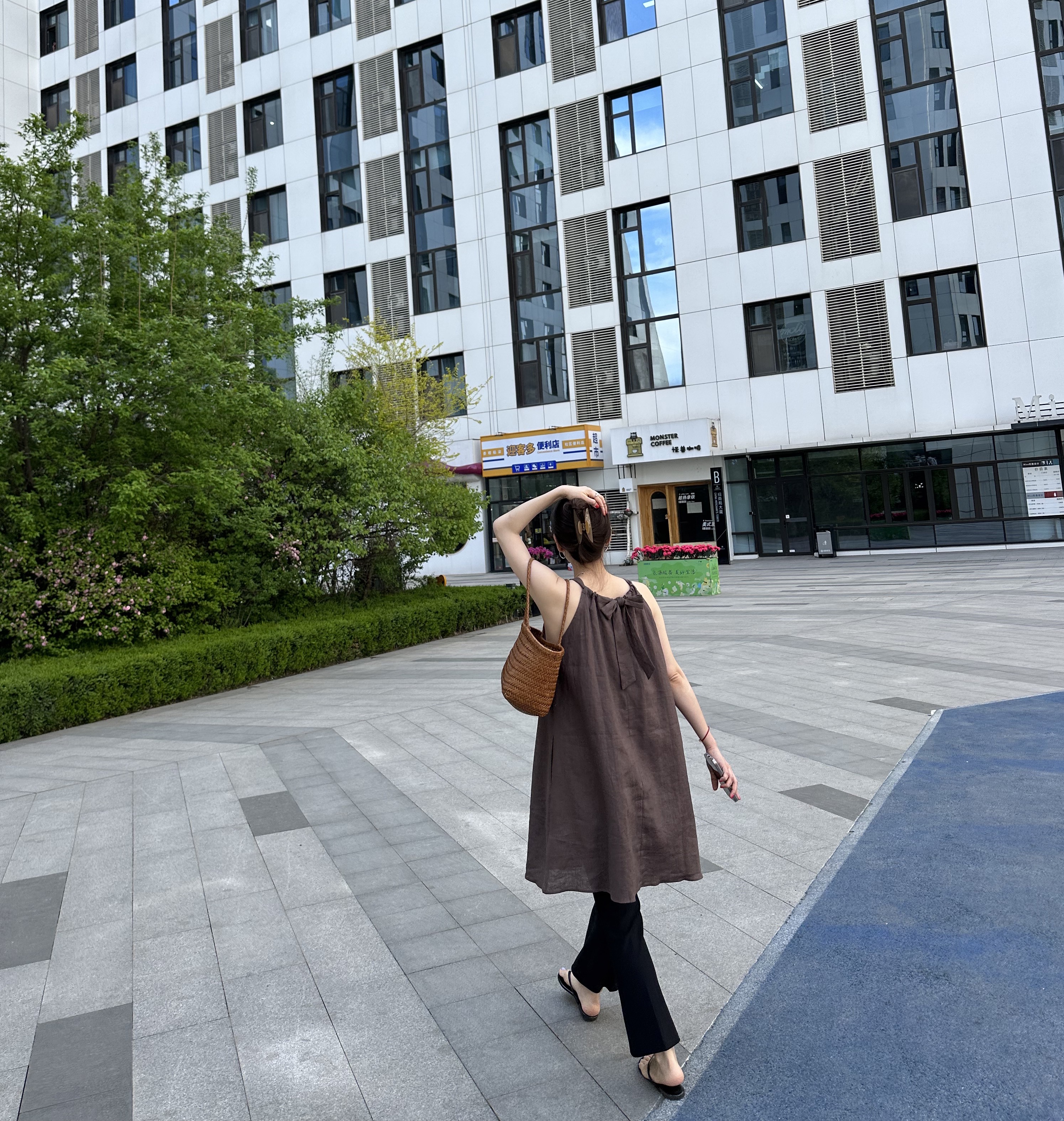 bloom   夏季神裤  显瘦气质时尚休闲洋气纯色薄款西服裤子