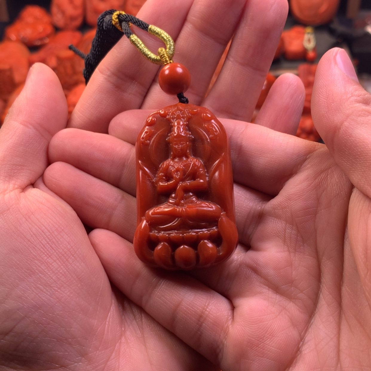 【闪购商品】未镶嵌吊坠挂件南红玛瑙尺*