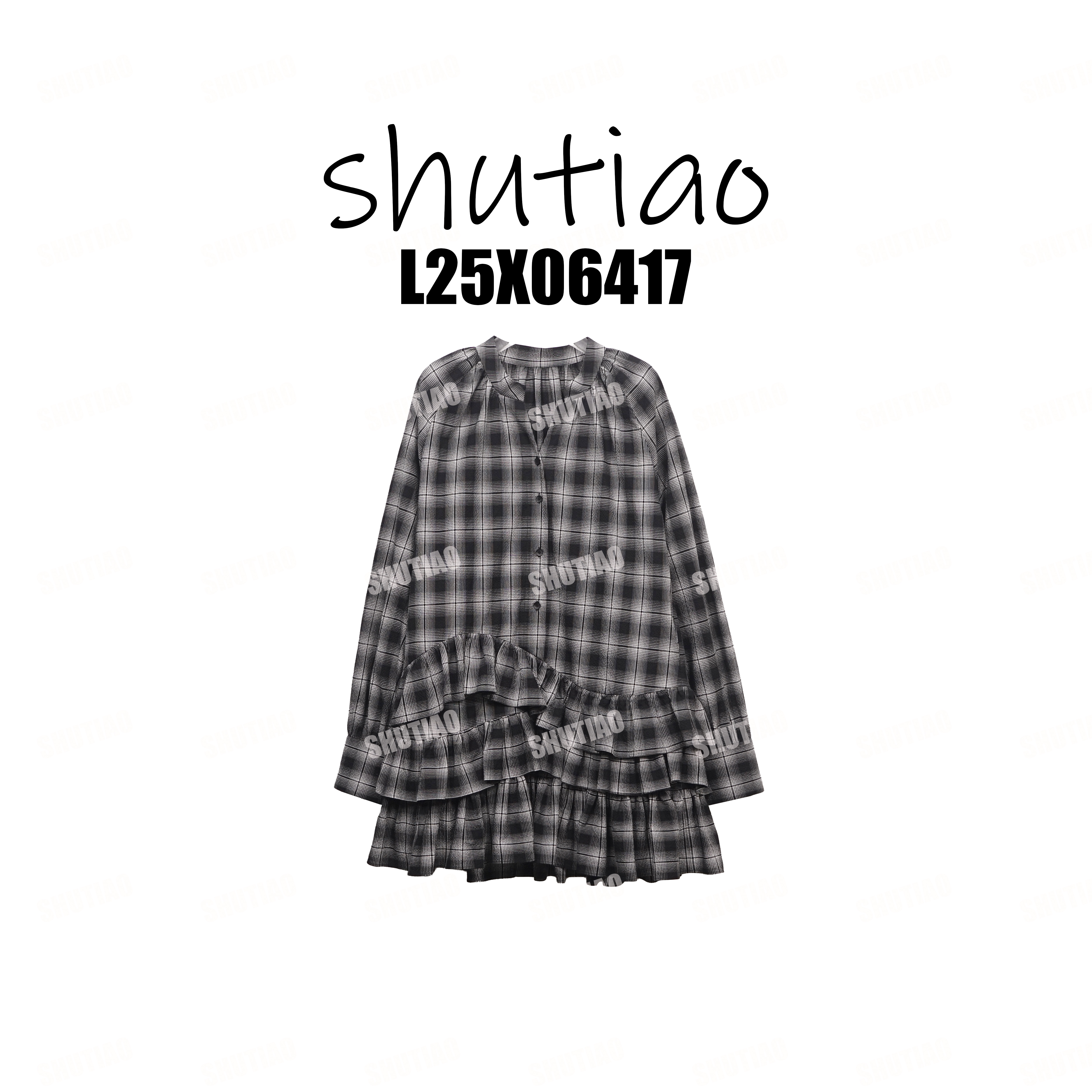 【SHUTIAO】2025冬季：新款小众设计款衬衫L25X06417