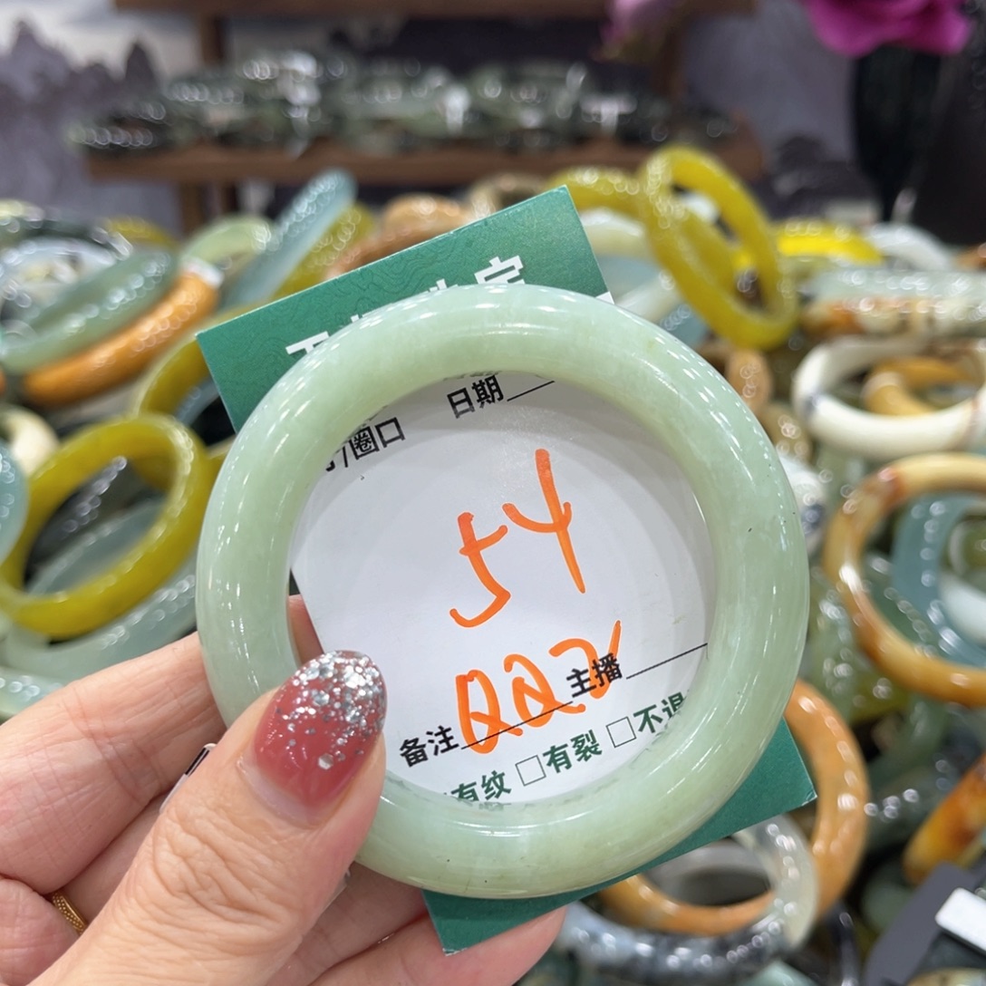 未镶嵌蛇纹石玉手镯手镯