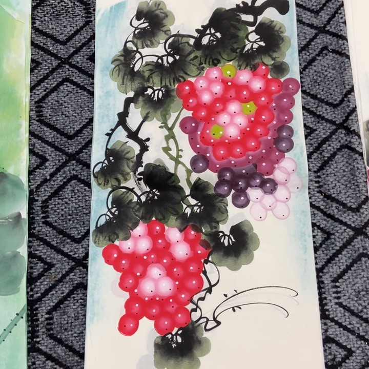 枕书斋画廊的直播间