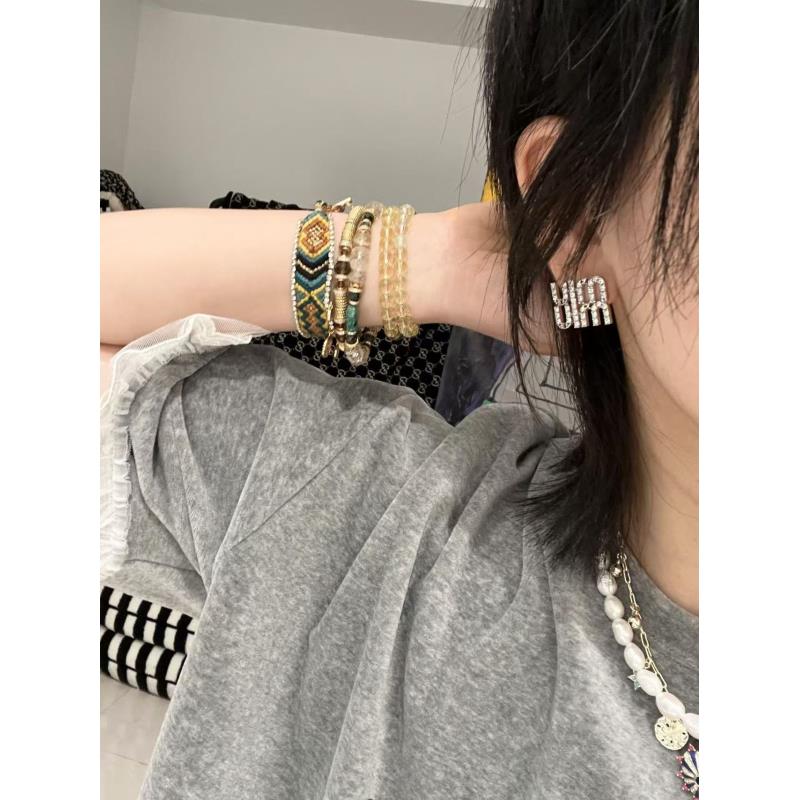 纯铜大理石耳饰 耳朵上的衣服J25EH043